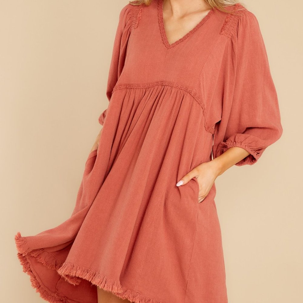 Red Dress Boutique Brick Red Dress